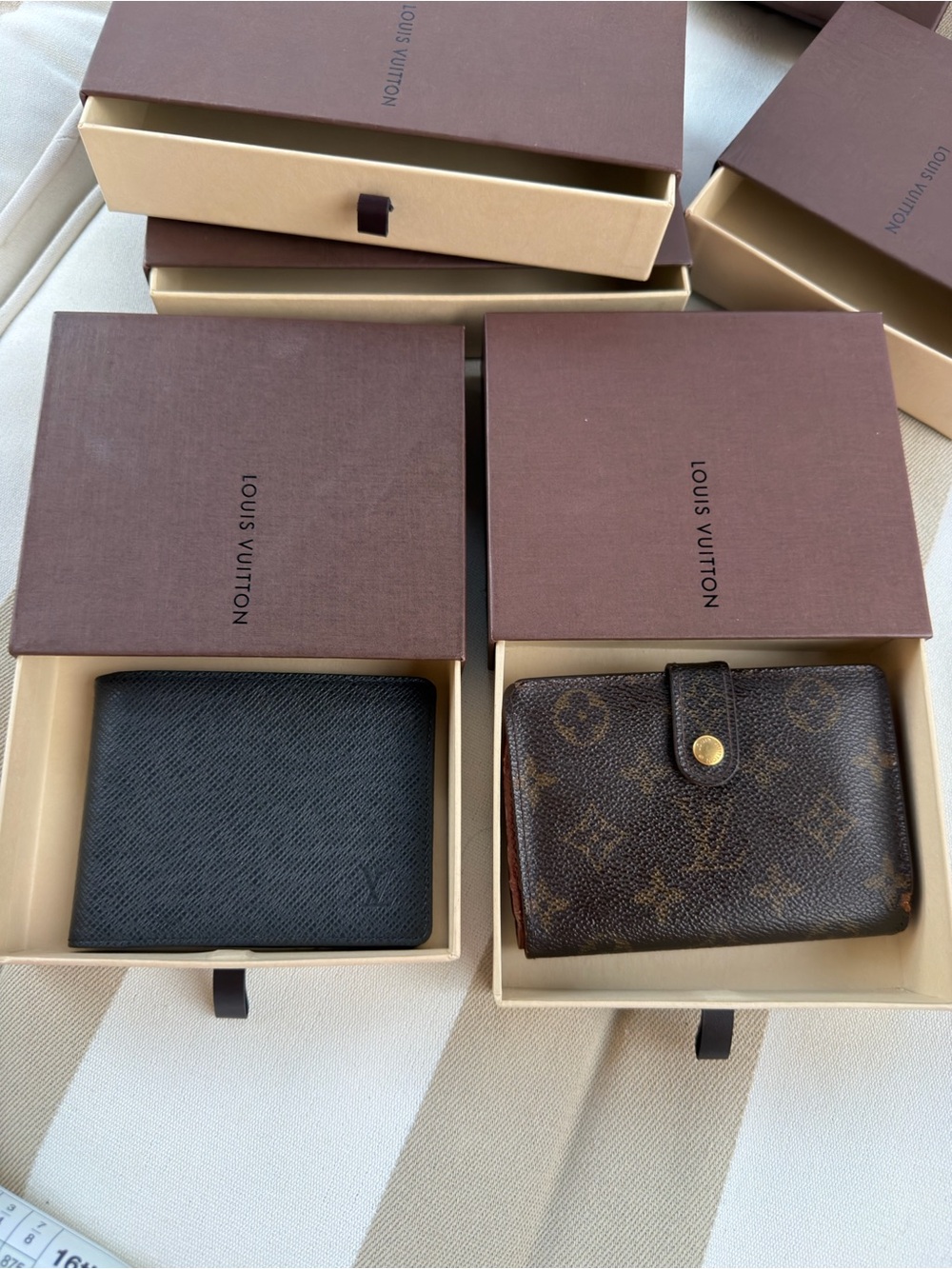 Louis Vuitton Gift Boxes Fit Long Medium Wallet Card Holder Keychain Lot of 6 - Picture 4 of 11